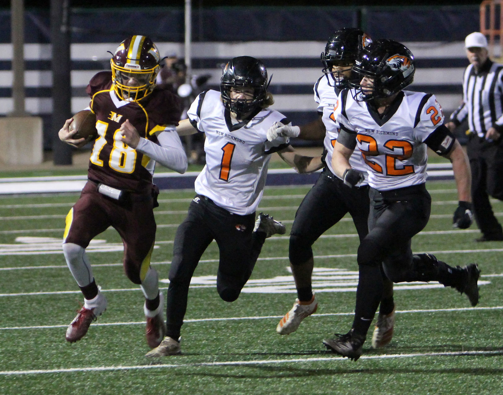 New Richmond at Menomonie football 11-1-19